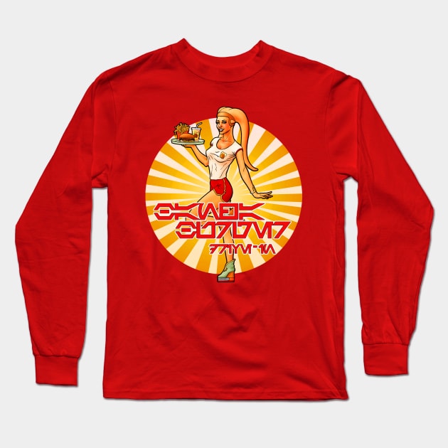 Bantha Burger Drive-in Long Sleeve T-Shirt by CJROBBINS